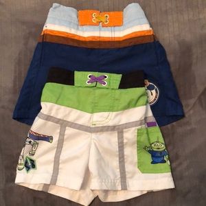 Two Disney Swimsuits toddler boys size 3